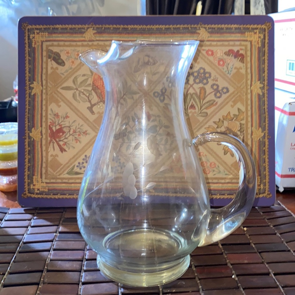 Princess House pitcher in excellent condition 72oz